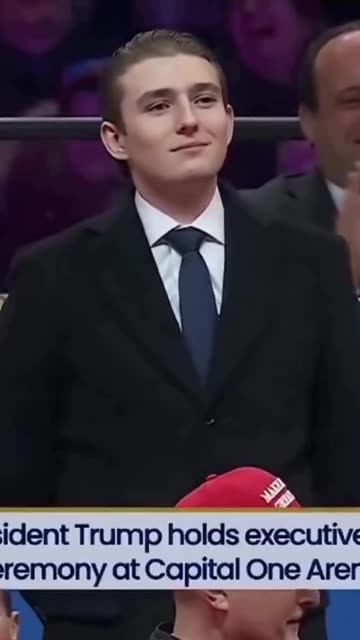 Social Media Video Claims Barron Trump Intervened During Assault