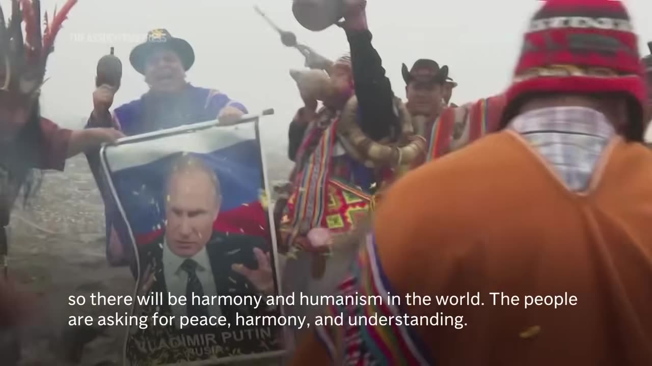 Peruvian Shamans gather at an ancient sacred hill to share their views for 2025