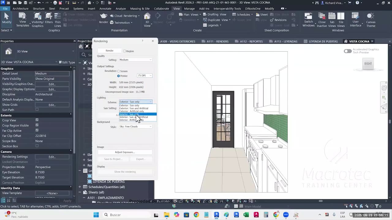 25 09 23 Clase 12 - REVIT ARCHITECTURE 2026