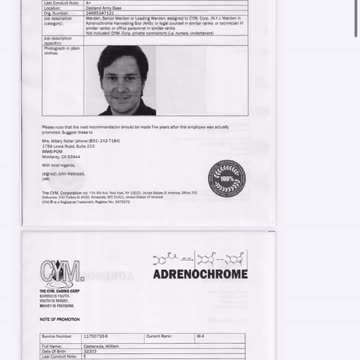 Adrenochrome Ops Leak