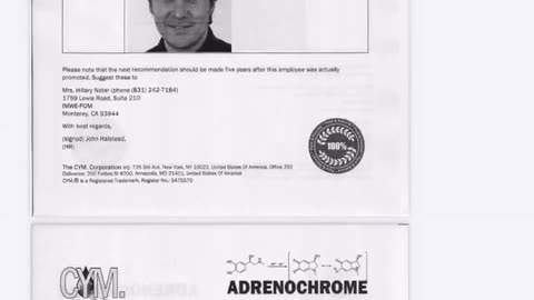 Adrenochrome Ops Leak