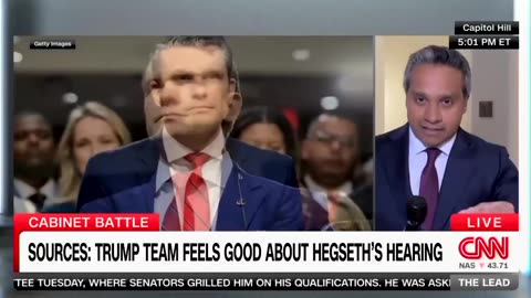 CNN: ‘ It's the expectation [Pete Hegseth] will get confirmed’