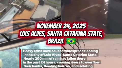 November 24, 2025 Luis Alves, Santa Catarina State, Brazil