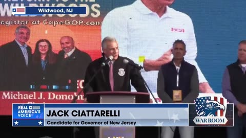 Jack Ciattarelli Speaks Live From His Rally In Wildwood, New Jersey
