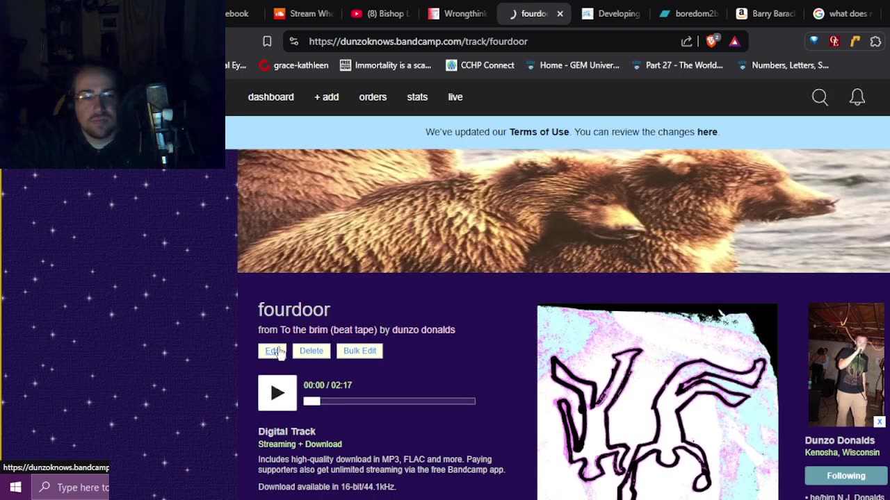 Picking out 8 wacky beats to send to Andy Milonakis