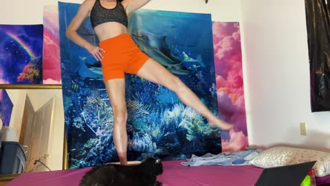 Pumpkin Spice Flow: Black & Orange Yoga Vibes #everydamnday @TheMFingCOO