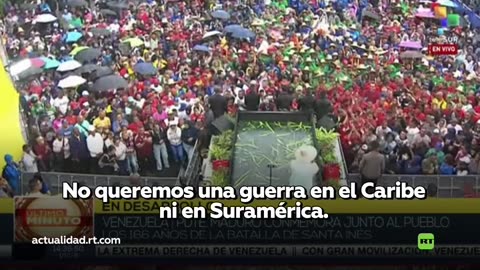Maduro enciende la tarima al ritmo de un 'remix' de sus palabras