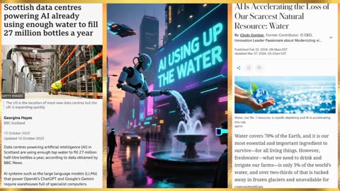 AI TECHNOLOGY IS USING UP THE FRESH DRINKING WATER