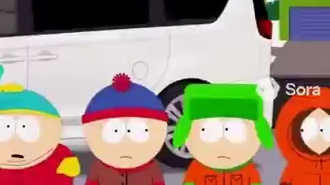 Waymo Southpark on Sora