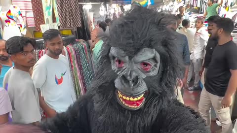 Don't miss end 😂 #funny #prank #monkeyprank
