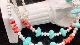 修正----GN-20250102-02 New Year's Gift Beautiful Natural Winter Turquoise Bracelet for Women Natural