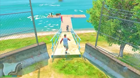 FRANKLIN BUY LUXURY WATER HOUSE TO SUPRISE SHINCHAN IN GTA 5