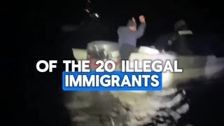 Video: 20 illegal immigrants caught by Coast Guard