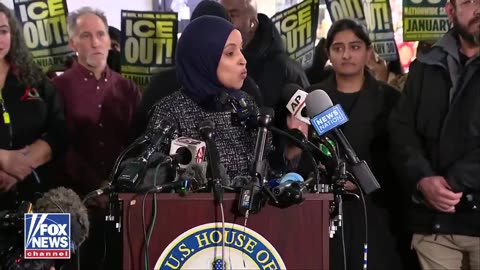 🚨 NOW: Somali Rep. Ilhan Omar erupts in a fit of rage, blaming Donald Trump for