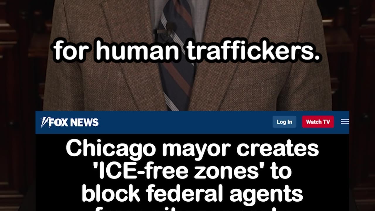 Chicago Mayor Creates 'ICE-free Zones' to Block Federal Agents