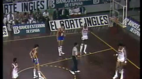 "España vs EEUU" Preparación Mundial'82 (Madrid 1982) en español