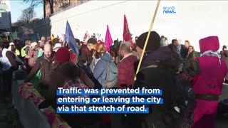 Several arrested as climate activists block major highway in The Hague