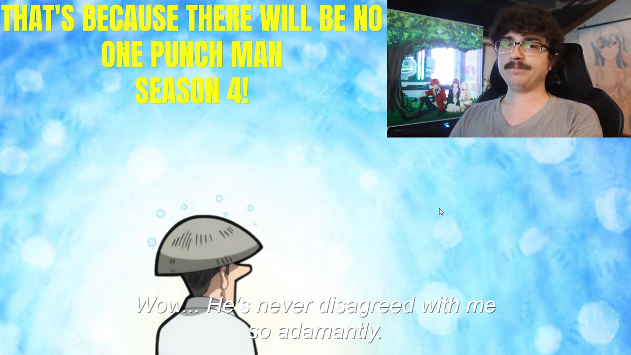 Chibi Reviews Click Baits You To Watch His One Punch Man Reviews.