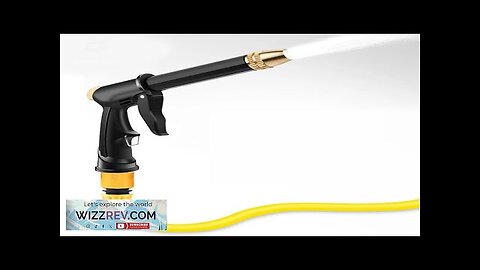 High Pressure Spray Water Gun Washing Garden Watering Hose Nozzle Sprinkler Car Review