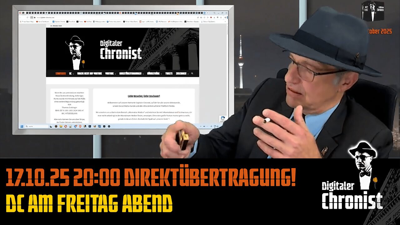 Aufzeichnung vom 17.10.25 DC am Freitag Abend