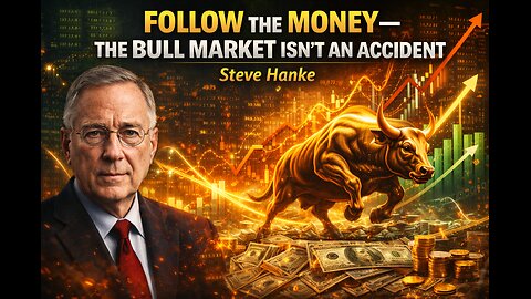 Steve Hanke: Follow the Money — The Bull Market Isn’t an Accident