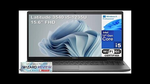 Dell Latitude 3540 15.6" FHD Business Laptop Computer Intel 10-Core i5-1235U (Beat Review