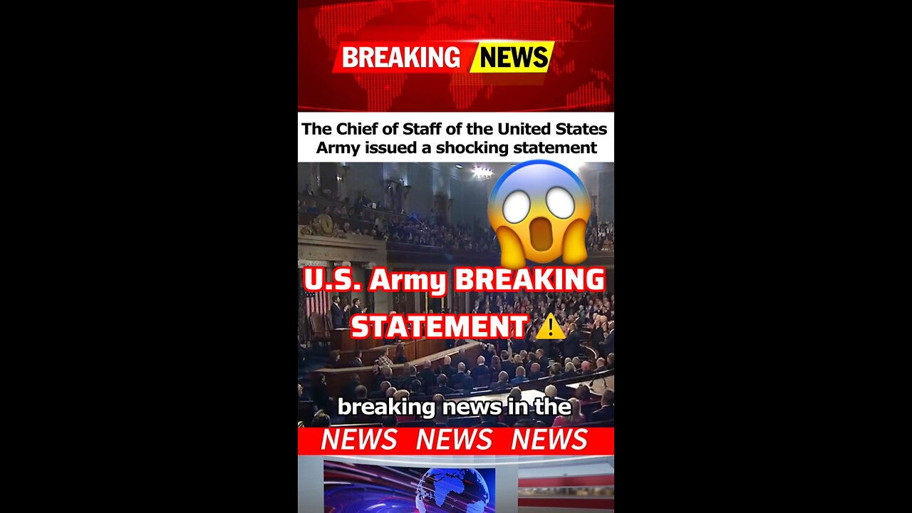 The U.S. Army Chief of Staff Issues a Shocking Statement – What’s Happening Now? ⚠️🇺🇸