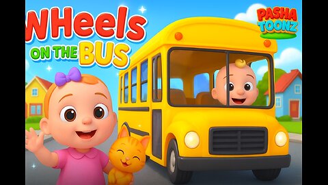 🚍 Wheels on the Bus – Rocket Rescue Adventure! | CoComelon Nursery Rhymes & Kids Songs | PashaToonz