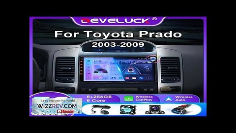 2 Din Android 12 Car Radio Stereo for Toyota Land Cruiser Prado Review