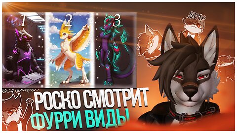 🐺 Роско смотрит Rive - Странные виды фурри