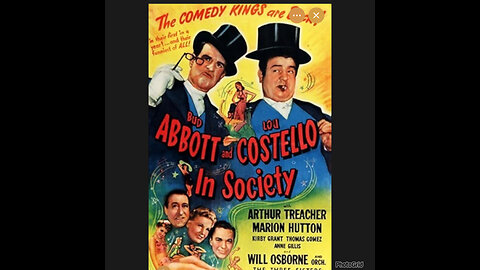 CS #476. In Society (1944) Bud Abbott and Lou Costello