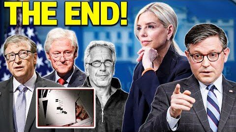 PANIC SIGNAL- Pam Bondi & Mike Johnson RESPOND as Clinton–Gates Links Explode in New Epstein Release