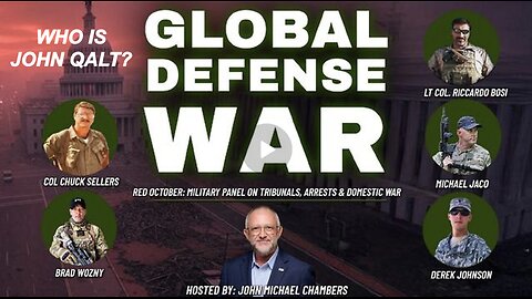 JMC W/ Red October: Military Panel on Tribunals, Arrests & Domestic War. BOSI, JACO, DEREK, BRAD