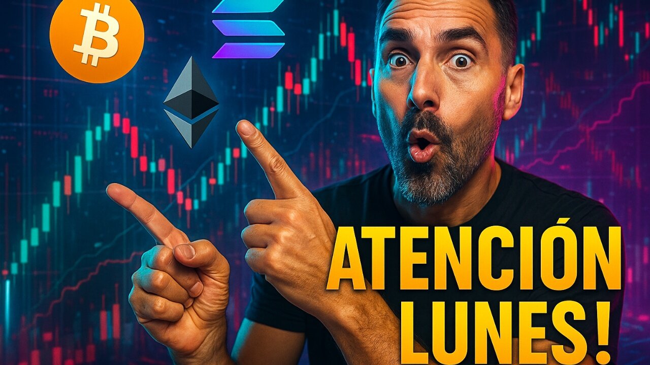 ATENCION LUNES!, BITCOIN Ethereum y Solana. | Análisis Crypto