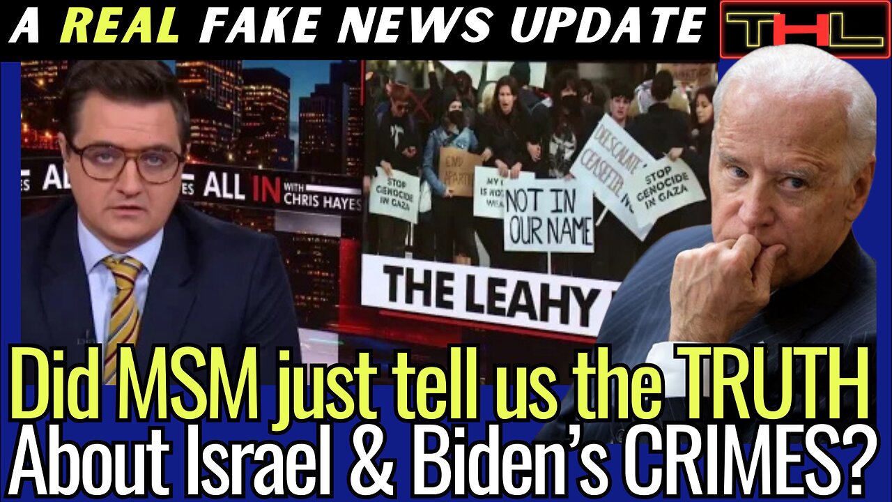 A REAL Fake News Update | MSNBC Now Admits Biden is a War Criminal (too little too late)