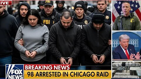 🚨 ICE, DEA & FBI Strike in Chicago — 4.3 Tons of Drugs Seized, 98 Arrested ~ By Operation News Network (10.28.25)
