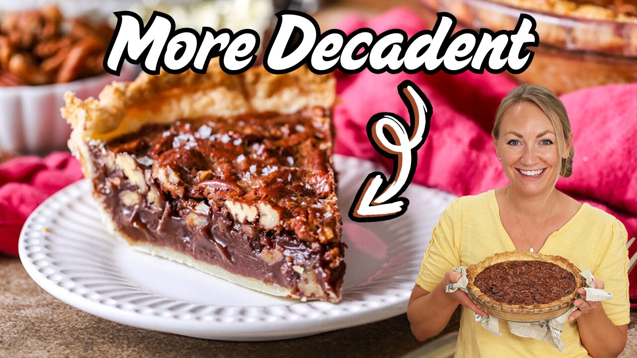 Pecan Pie is Even Better with Chocolate