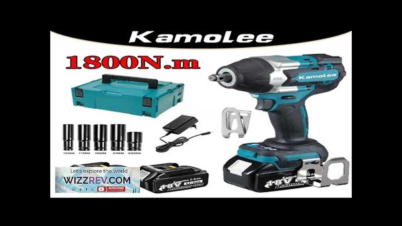 Can Open Truck Tires Kamolee Tool DTW700 1800N.m High Torque Electric Impact Review