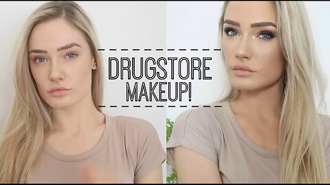 Full Face Using Only DRUGSTORE Makeup!