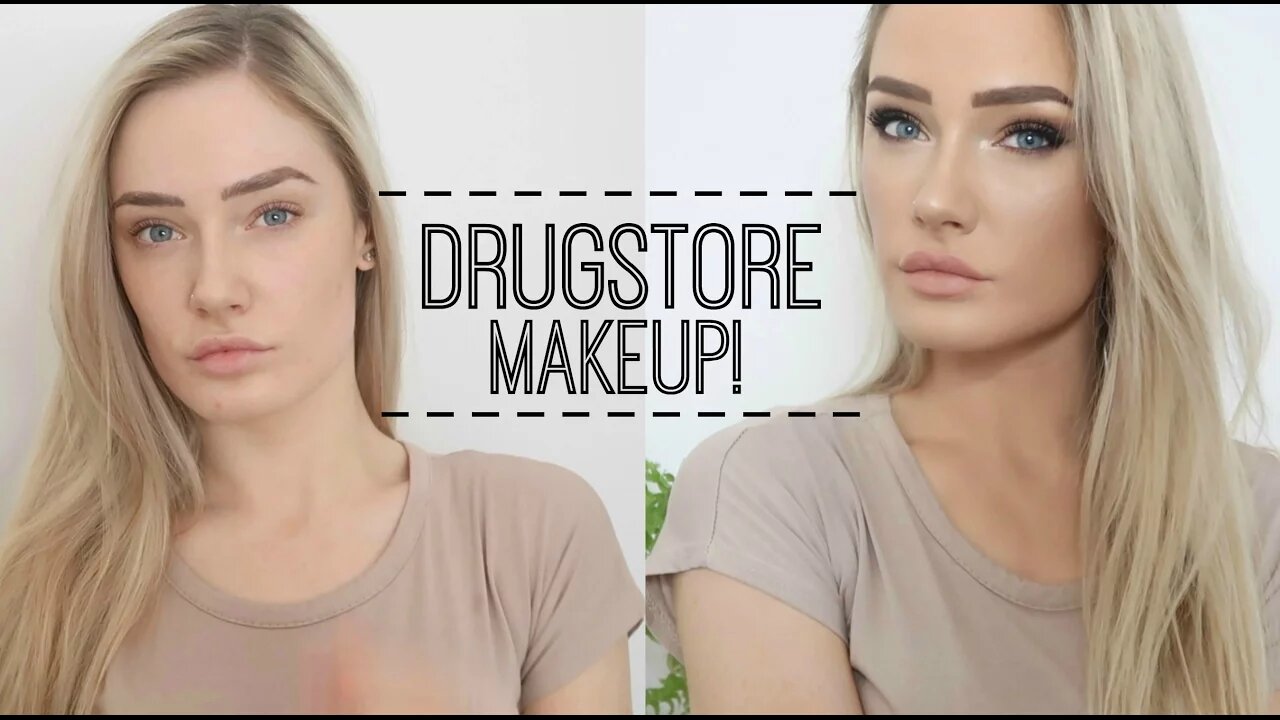 Full Face Using Only DRUGSTORE Makeup!