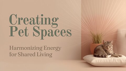 Creating Sacred Pet Spaces: Harmonizing Energy for Shared Living