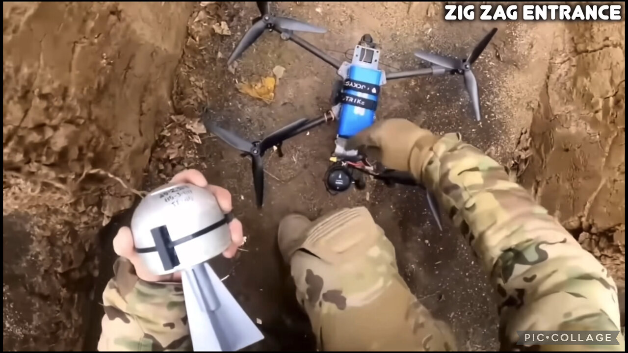 SURVIVING DRONE WARFARE: FOR STARTERS ADD UMBRELLA TO “BUG OUT BAG” (CREDIT: CIV DIV)