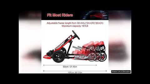 36V Go Kart for Kids 16 MPH Electric Drift Kart with 350W Review