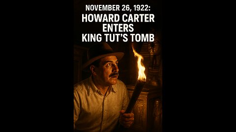 November 26, 1922: Howard Carter Enters King Tut’s Tomb