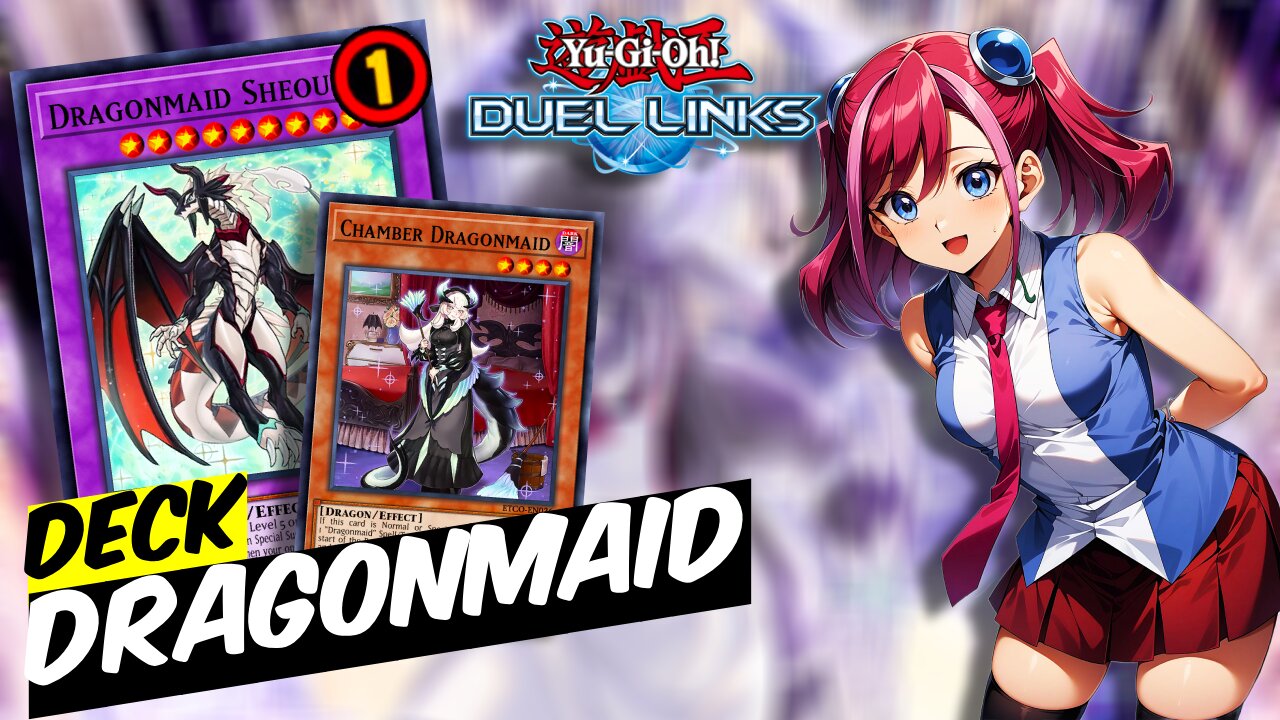 FINALLY in Duel Links!! DRAGONMAID DECK | COMBOS and play lines guide | Yu-Gi-Oh!