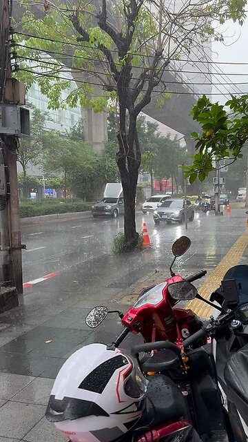 big rain today in bangkok