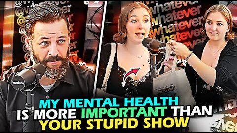 independent FEMINIST cries and RAGEQUITS when Andrew WRECKS her logic and gave her MENTAL illness