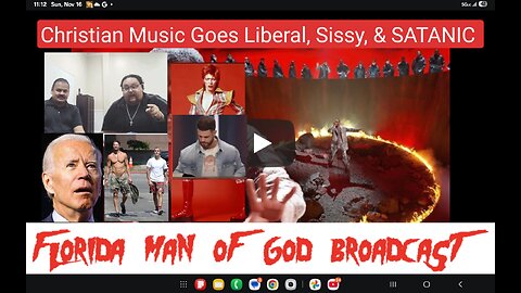 Contemporary Christian Worship Music Goes Liberal, Gay, & Satanic: FLORIDA MAN OF GOD BROADCAST #3