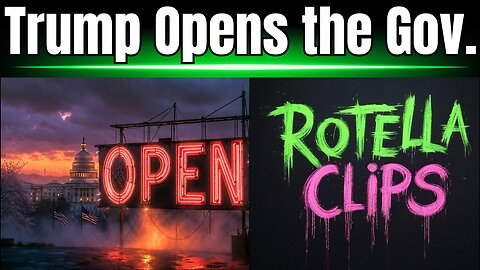 Trump Opens the Government