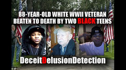 VETERANS DAY SPECIAL: ELDERLY WHITE WWII VETERAN BEATEN TO DEATH BY TWO BLACK TEENS-WITH TRIPLE D